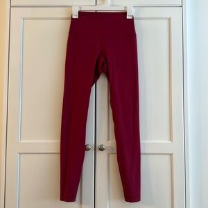 Cranberry Lululemon Align Leggings